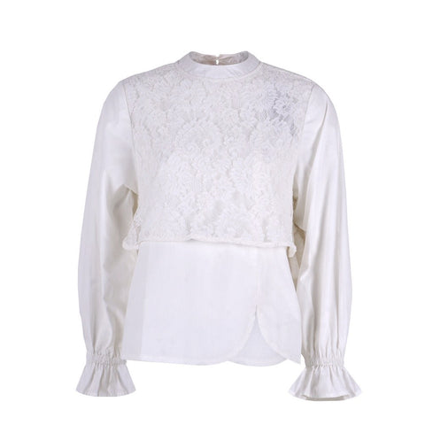 Hanna Blouse Lace Shirt Khalula C030424