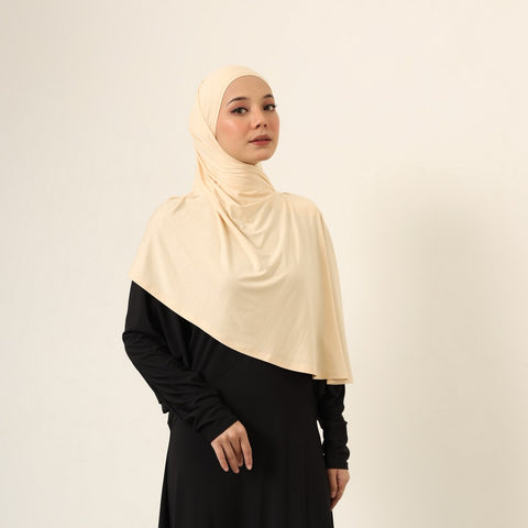 Hanna Hijab - Ailana Pashmina Oval Tencel Spandex 060224